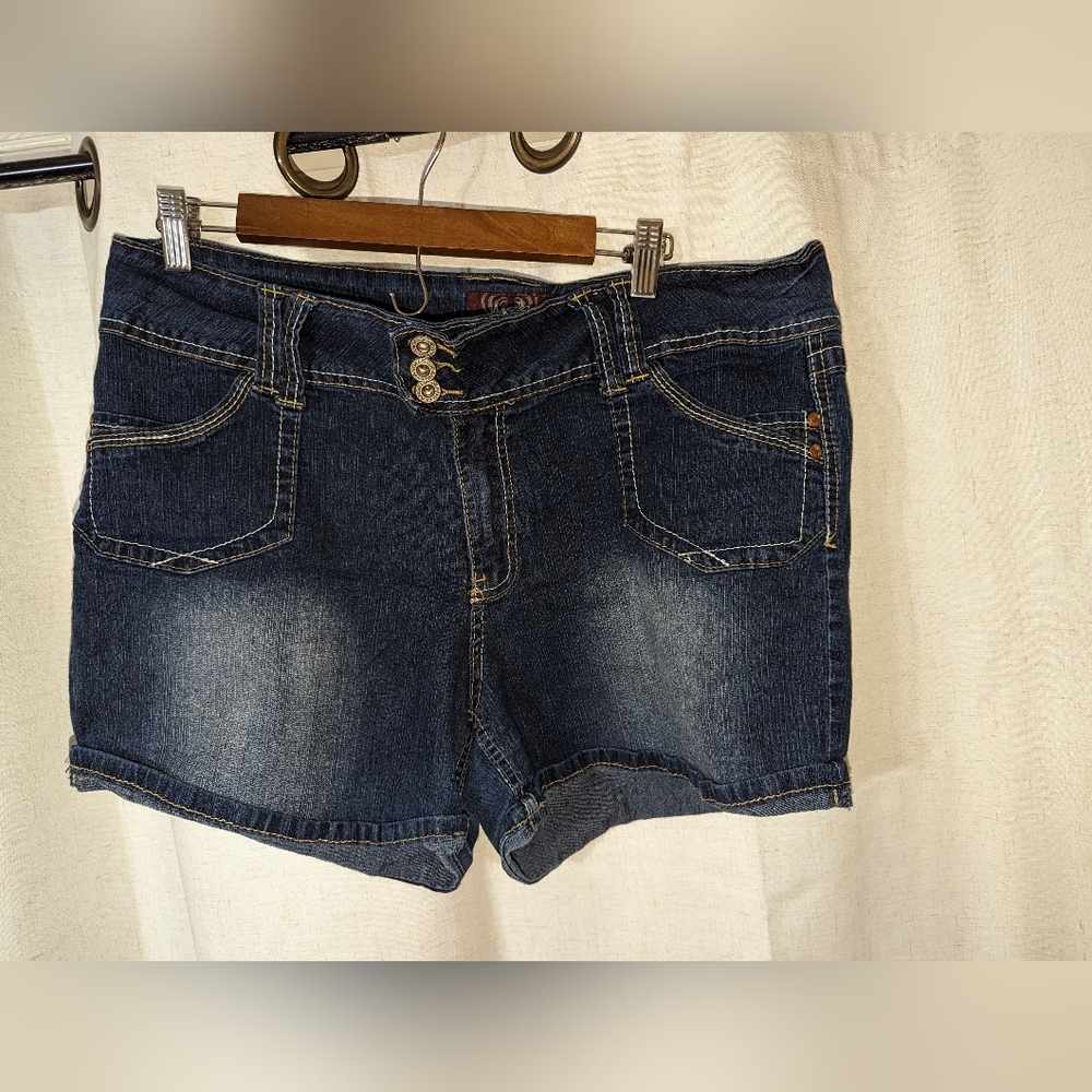 Vintage 2000s Angels Denim Shorts Size 16